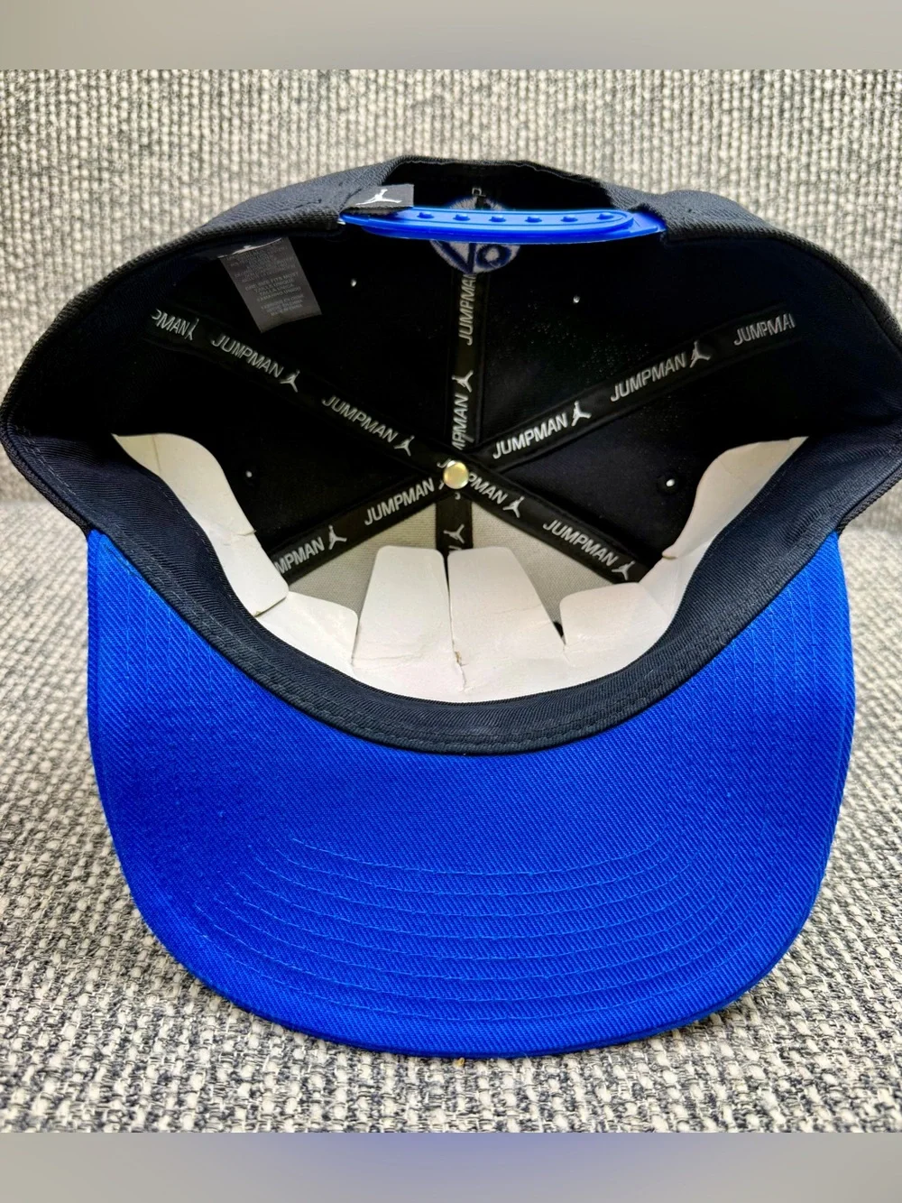 Nike Air Jordan Spike 40 Snapback Hat Black Blue Orange Spike Lee 40 Acres OSFA